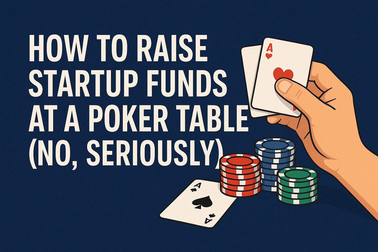 How to Raise Startup Funds at a Poker Table (No, Seriously)